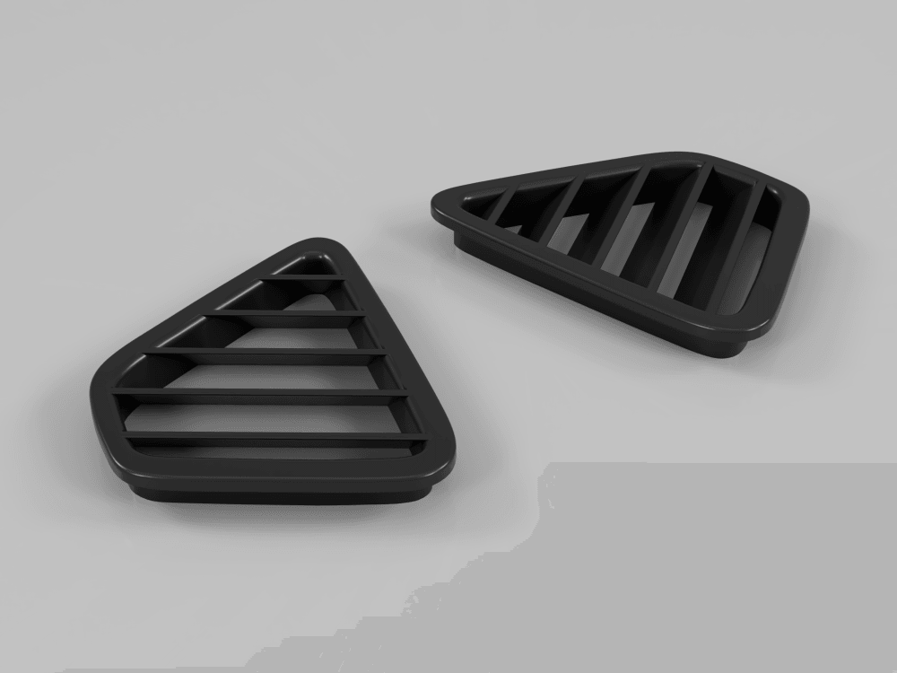 Mazda RX-7 FC3S dash triangle vent defroster (FB01-60-171A-02 / FB01-60-161A-02) 1