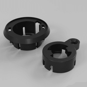 DeLorean door lock insert repair parts