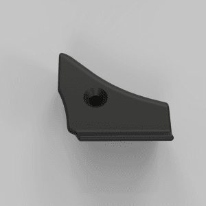 VW Golf 1 Cabrio trim cover b-pillar left (155847347)