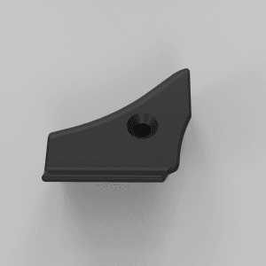 VW Golf 1 Cabrio trim cover b-pillar right (155847348)