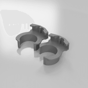 VW Golf 1 Convertible Clips Seat Rail